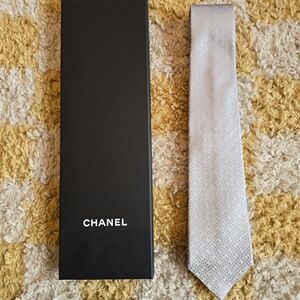 2024 Interlocking CC Silk Tie